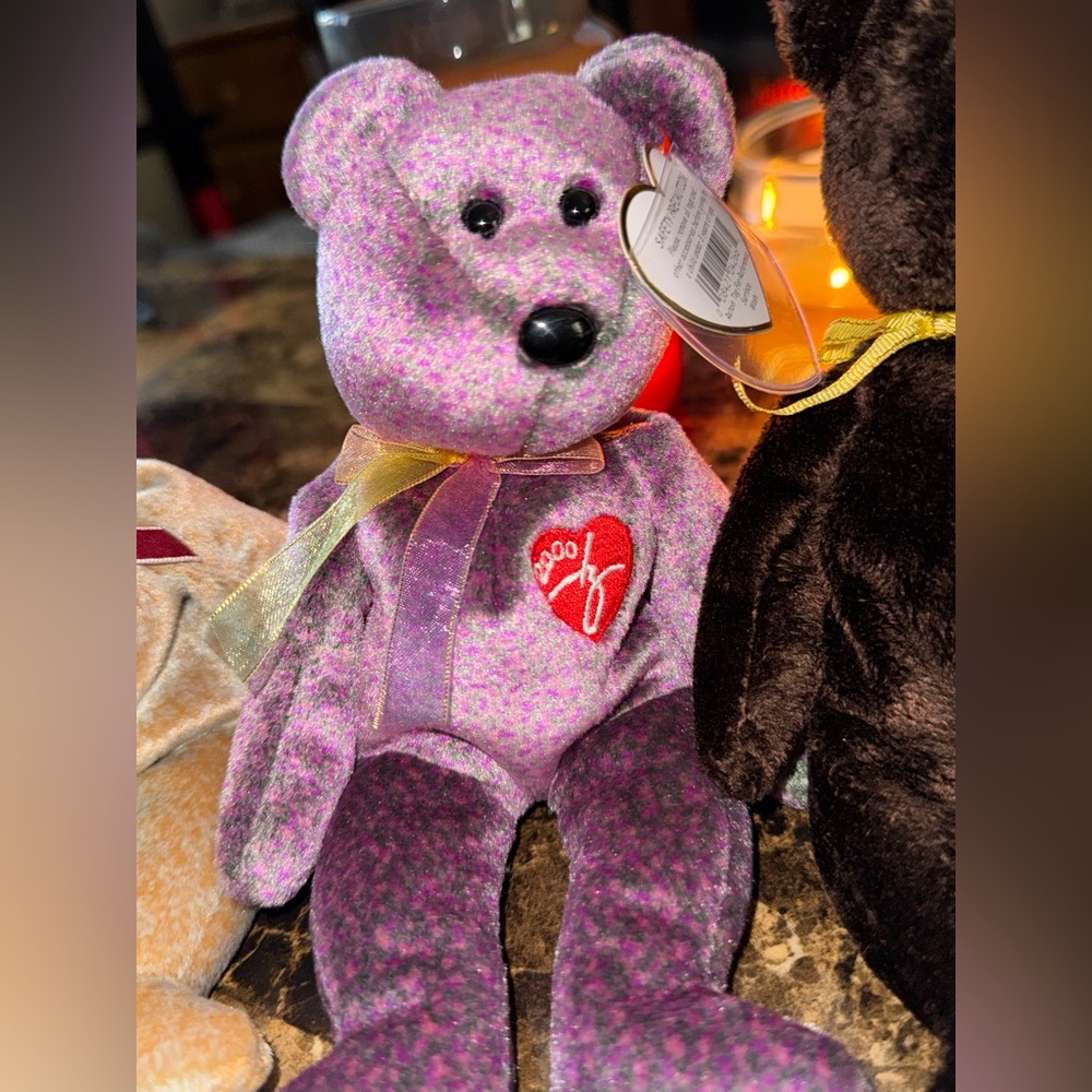 🧸 Ty Beanie Baby Signature Bear 4-Piece Set 1999 2000 2003 2004 Collectible - Picture 3 of 11